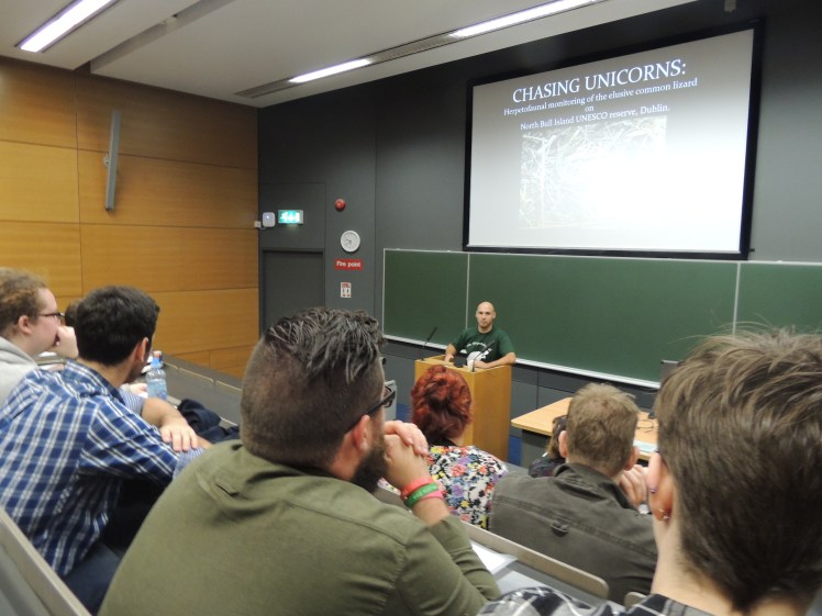 Science Officer, Robert Gandola, getting things underway.